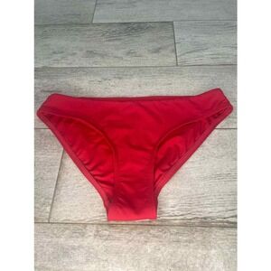 Sea Level Australia‎ Red Bikini Bottoms Size 8 USA 4 Swimwear